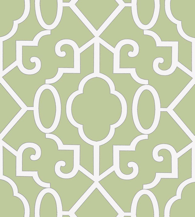 Scalamandre Ming Fretwork WP Pear Wallpaper Sample SC 0005WP88356