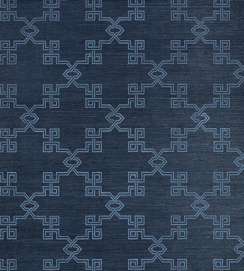 Scalamandre Suzhou Lattice Sisal Haze Wallpaper SC 0002WP88374