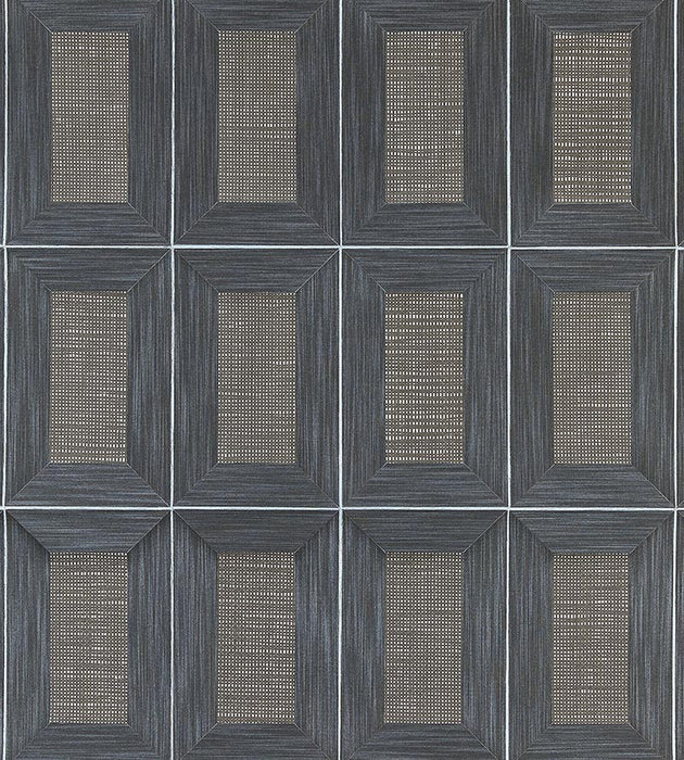 Scalamandre Libro - Woven Wrought Iron Wallpaper Sample SC 0005WP88474