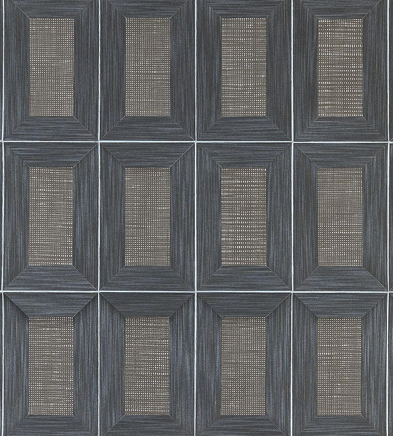 Scalamandre Libro - Woven Wrought Iron Wallpaper SC 0005WP88474