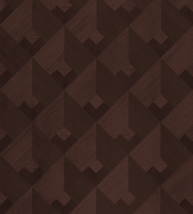 Scalamandre Stanza Chocolate Cherry Wallpaper SC 0005WP88550