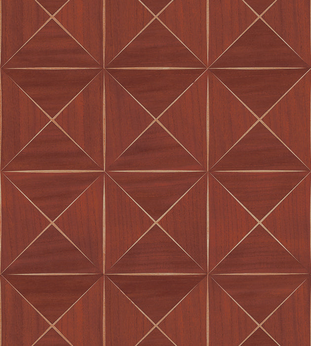 Scalamandre Ballad Redwood Wallcovering Sample SC 0005WP88551