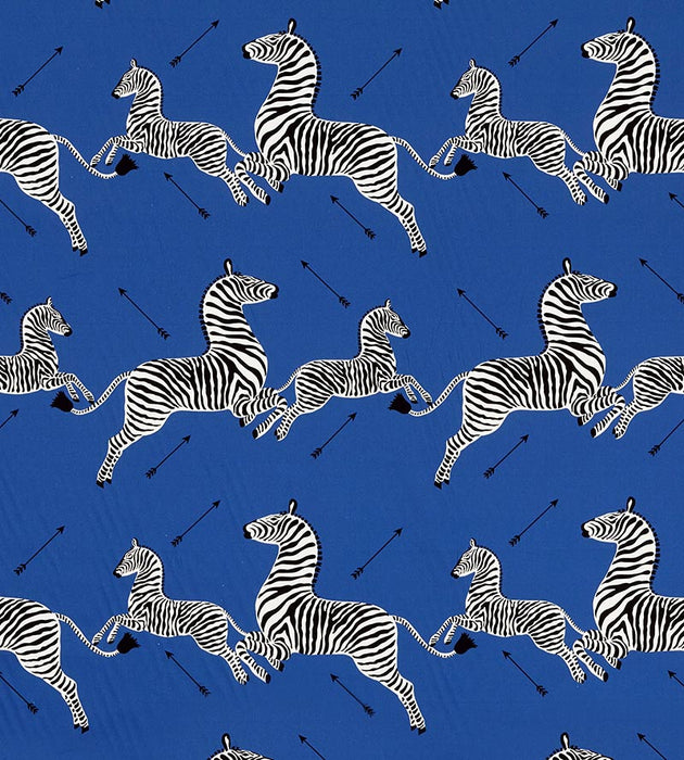 Scalamandre Zebras Petite Denim Fabric SC 000616641