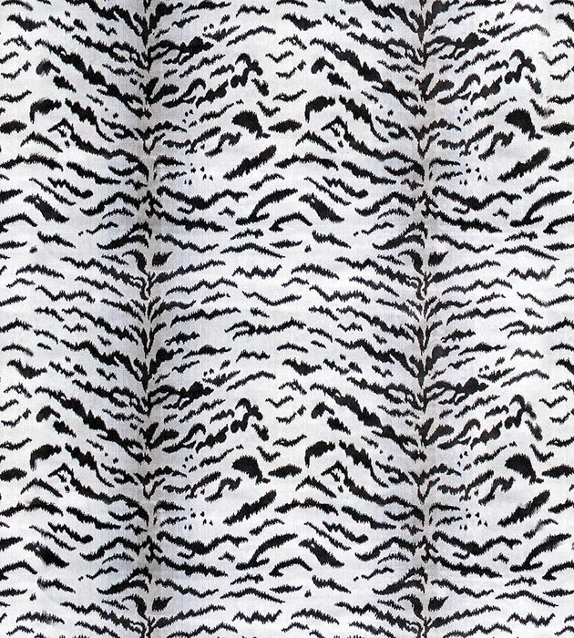 Scalamandre Tigre Off-White & Black Fabric SC 000626167MMA