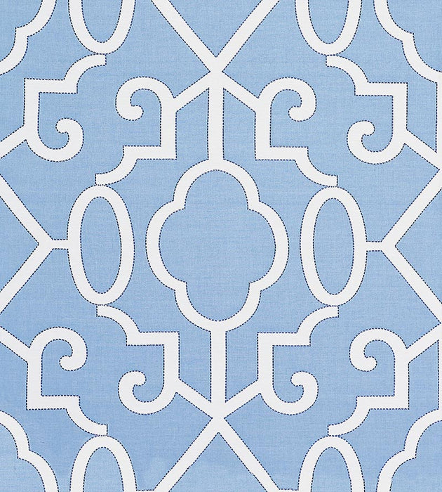 Scalamandre Ming Fretwork Delft Fabric SC 000627012