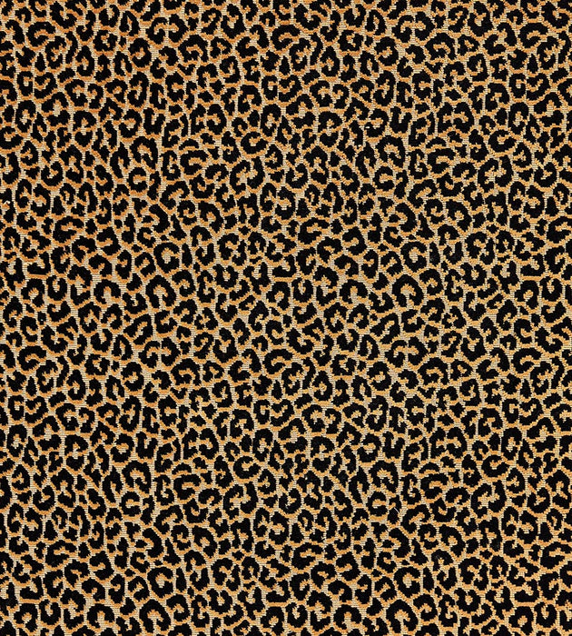 Scalamandre Panthera Velvet Ebony Fabric SC 000627037