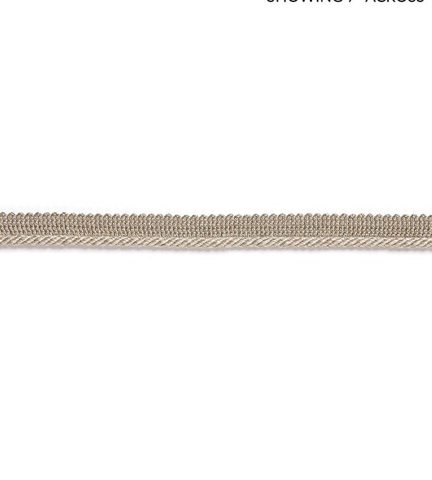 Scalamandre Millstone Twisted Cord Greige Trim Sample SC 0006C304