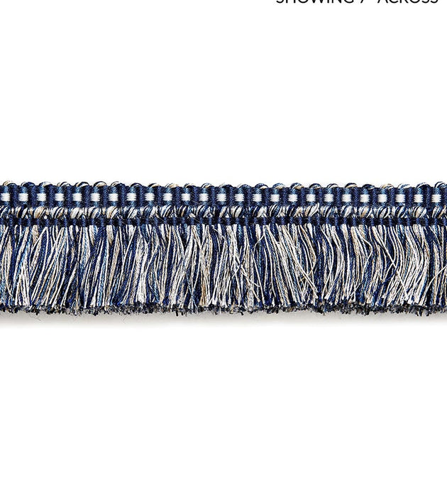 Scalamandre Shimmer Brush Fringe Indigo Trim SC 0006FC1495