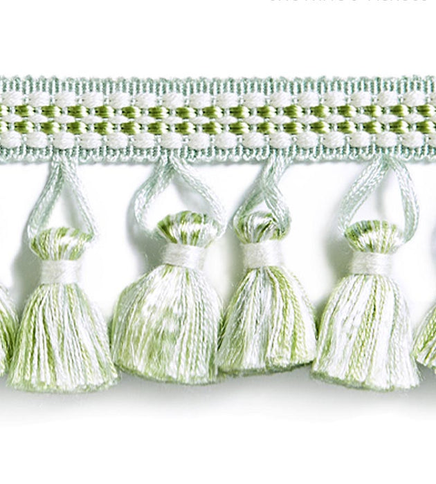 Scalamandre Plaza Tassel Fringe Pistachio Trim SC 0006FT1505