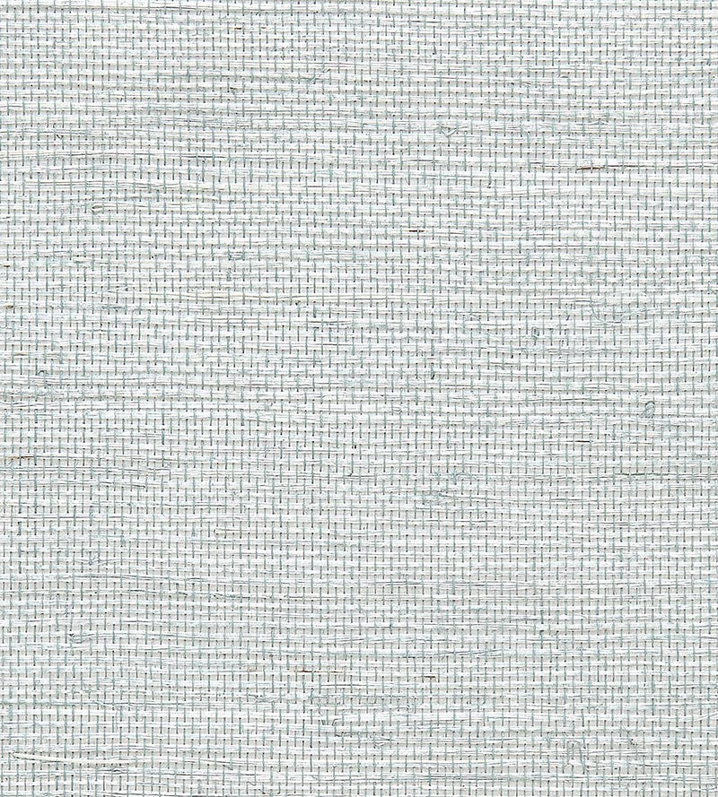 Scalamandre Sisal Metallic Aquamarine Wallpaper SC 0006G1194