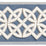 Scalamandre Celtic Embroidered Tape Dusk Blue Trim Sample SC 0006T3282