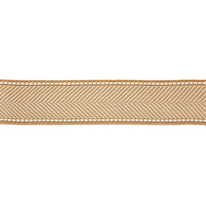 Scalamandre Montauk Herringbone Tape Camel Trim Sample SC 0006T3285