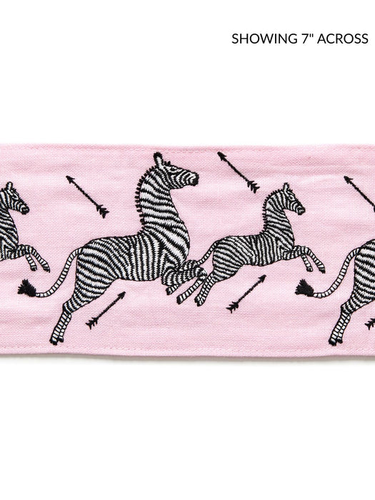 Scalamandre Zebras Embroidered Tape Peony Trim SC 0006T3332