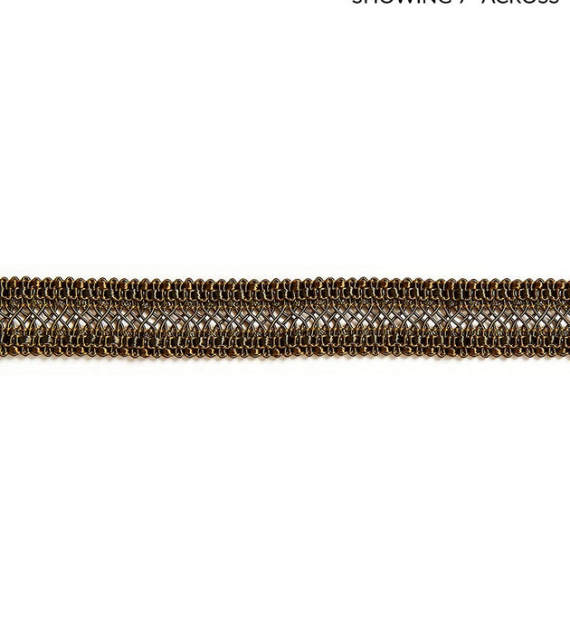 Scalamandre Selena Gimp Braid Smoked Bronze Trim SC 0006V1240