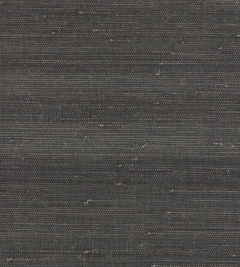 Scalamandre Textured Sisal Anthracite Wallpaper SC 0006WP88343