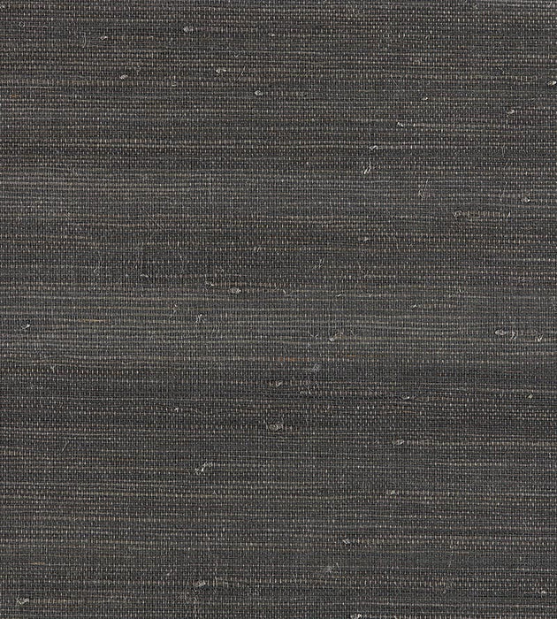 Scalamandre Textured Sisal Anthracite Wallpaper SC 0006WP88343