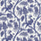 Scalamandre Balinese Peacock Indigo Wallpaper SC 0006WP88355