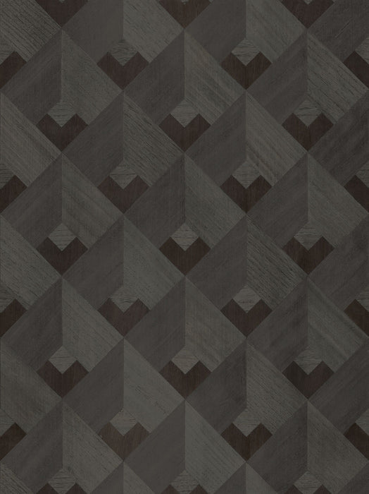 Scalamandre Stanza Charcoal Wallpaper Sample SC 0006WP88550