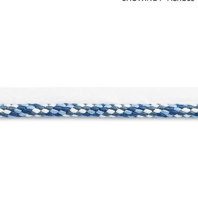 Scalamandre Obi Cord Newport Blue Trim Sample SC 0007C317