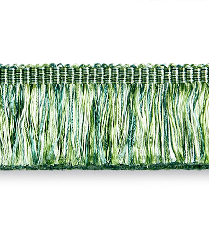 Scalamandre Gripsholm Brush Fringe Forest Trim Sample SC 0007FC1497