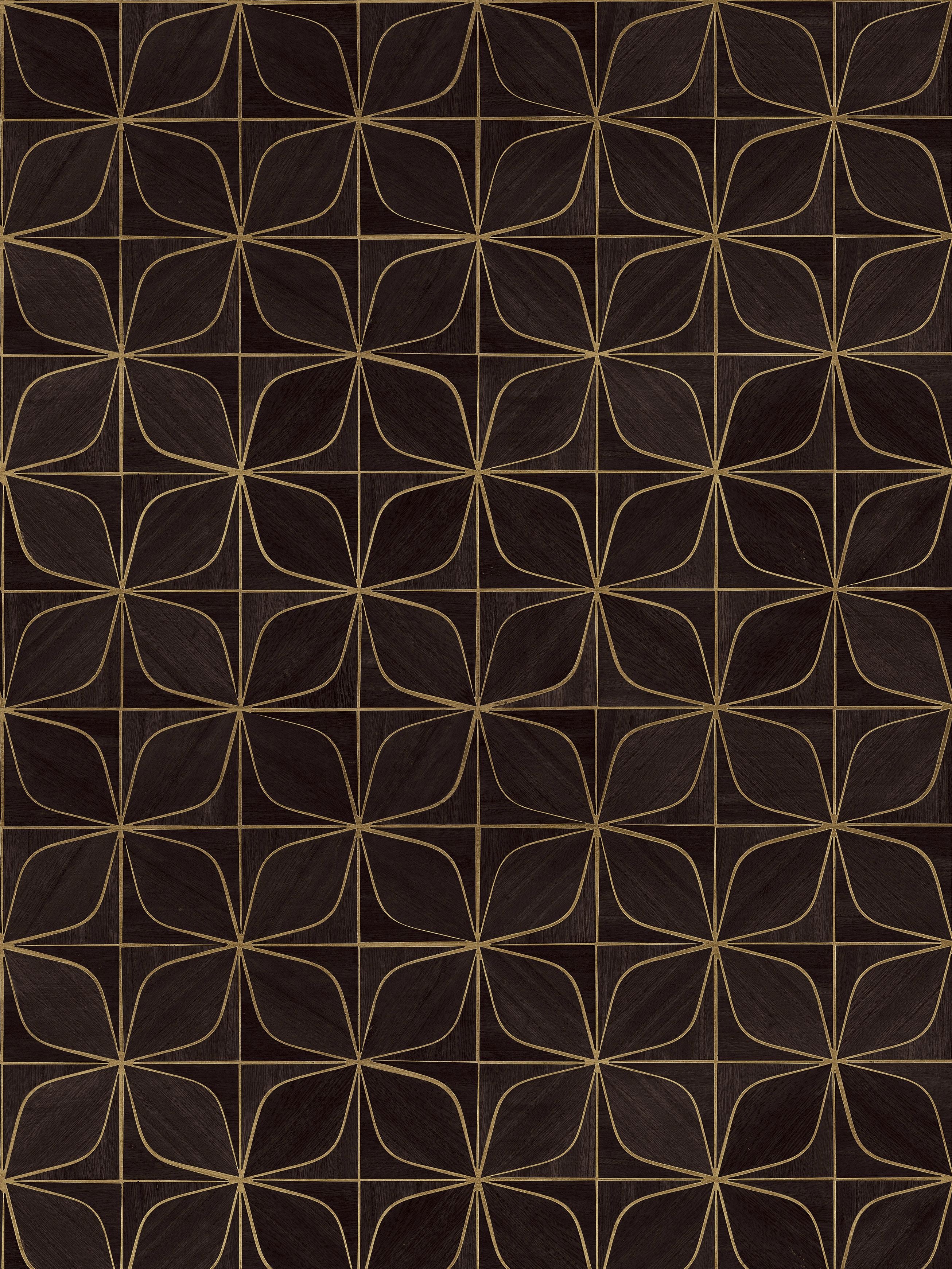 Scalamandre Melody Dark Walnut Wallpaper SC 0007WP88552