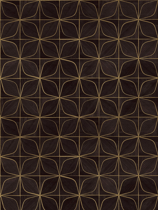 Scalamandre Melody Dark Walnut Wallpaper SC 0007WP88552