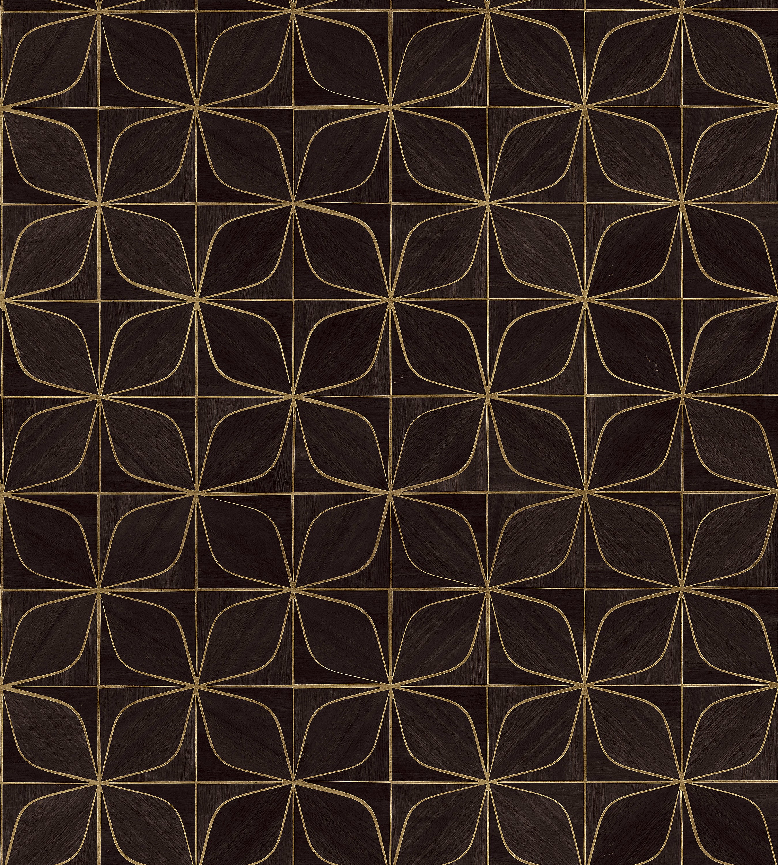 Scalamandre Melody Dark Walnut Wallcovering SC 0007WP88552