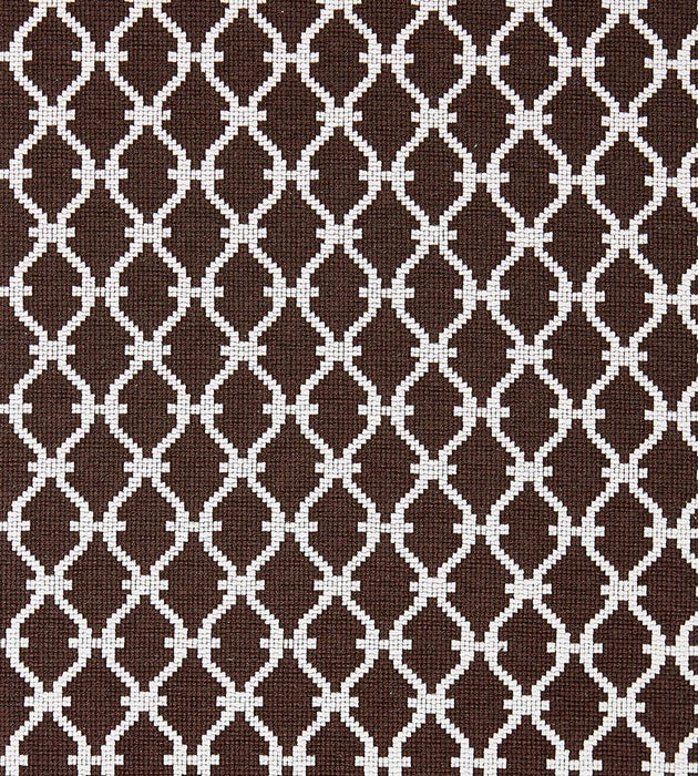 Scalamandre Trellis Weave Espresso Fabric SC 000827009