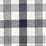 Scalamandre Westport Linen Plaid Navy Fabric SC 000827135