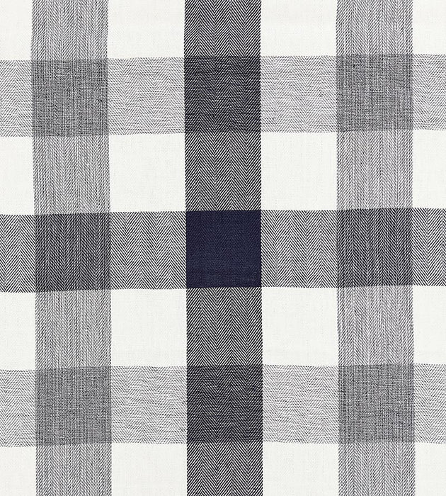 Scalamandre Westport Linen Plaid Navy Fabric SC 000827135