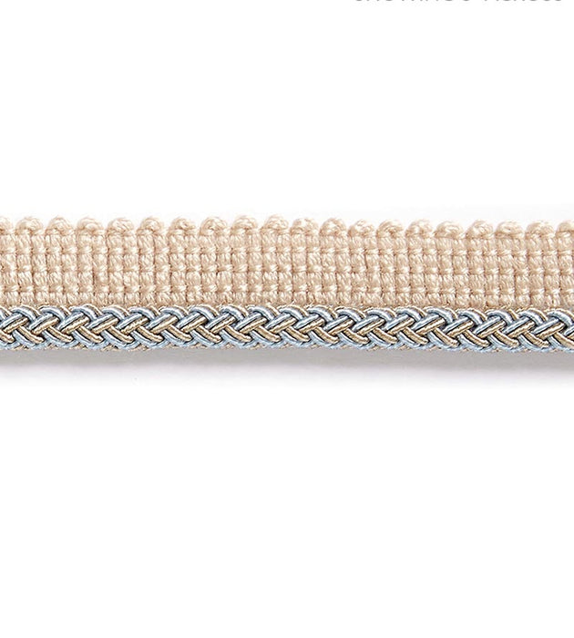 Scalamandre Georgica Braided Cord Mineral Trim Sample SC 0008C303