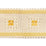 Scalamandre Sienese Braid Cream & Gold Trim Sample SC 0008V713M