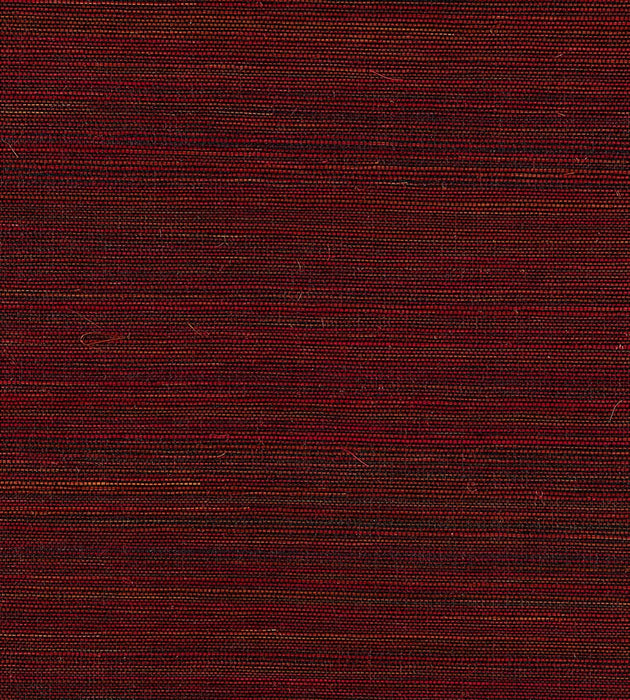 Scalamandre Shantung Grasscloth Cerise Wallpaper Sample SC 0008WP88347