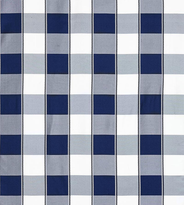 Scalamandre Chelsea Check Navy Fabric SC 000927024