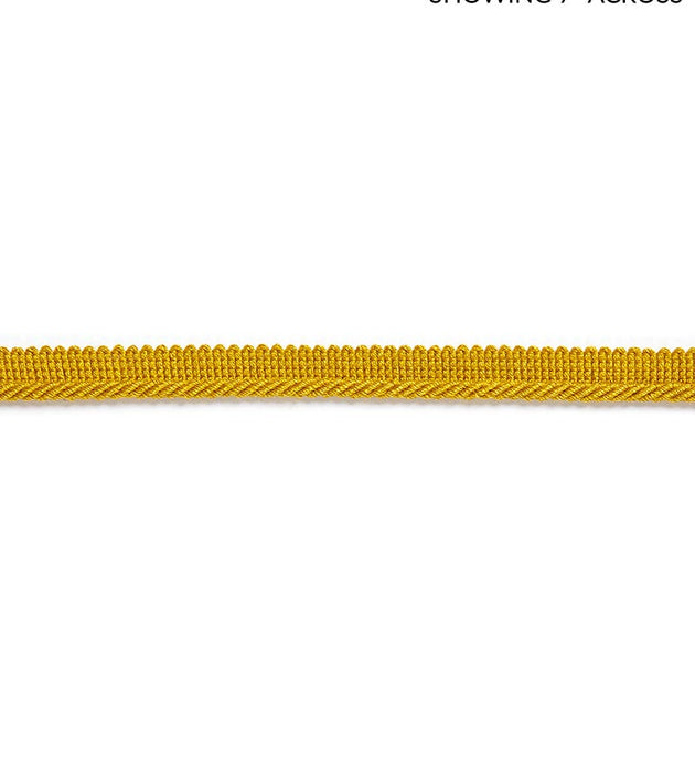 Scalamandre Millstone Twisted Cord Brass Trim Sample SC 0009C304