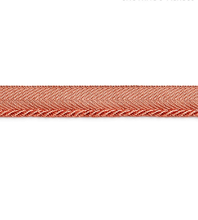 Scalamandre Avenue Cord Persimmon Trim Sample SC 0009C315