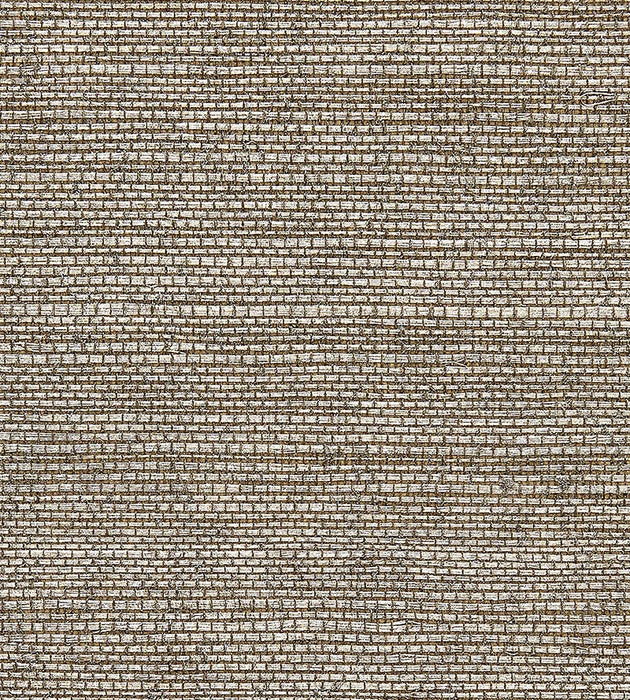 Scalamandre Sisal Metallic Bronze Wallpaper Sample SC 0009G1194