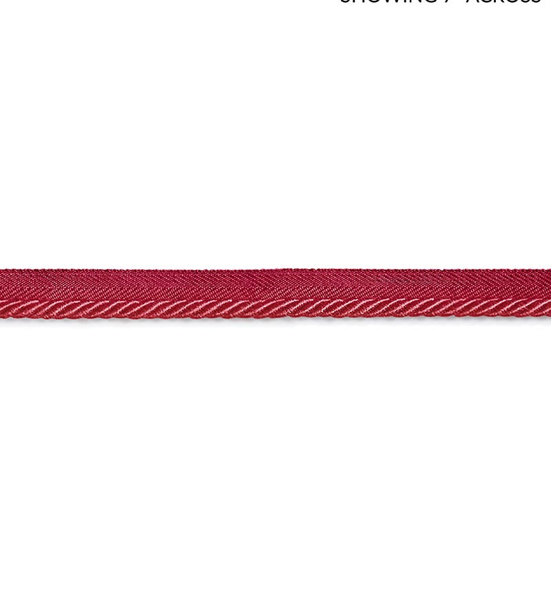 Scalamandre Boulevard Cord Strawberry Trim Sample SC 0010C314