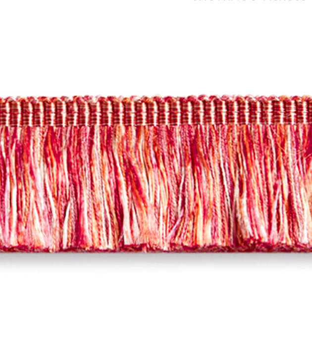 Scalamandre Gripsholm Brush Fringe Azalea Trim Sample SC 0010FC1497