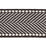 Scalamandre Montauk Herringbone Tape Charcoal Trim SC 0010T3285