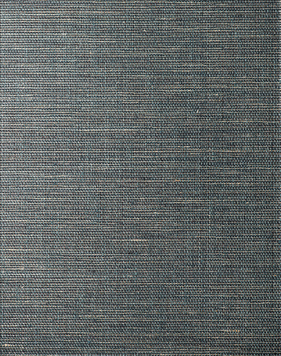 Scalamandre Ripley Linen Wallcovering Charcoal Wallpaper Sample SC 0010WP88525