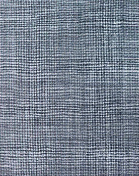 Scalamandre Whitmore Linen Wallcovering Blue Wallpaper Sample SC 0010WP88546