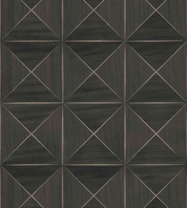 Scalamandre Ballad Dark Walnut Wallpaper SC 0010WP88551