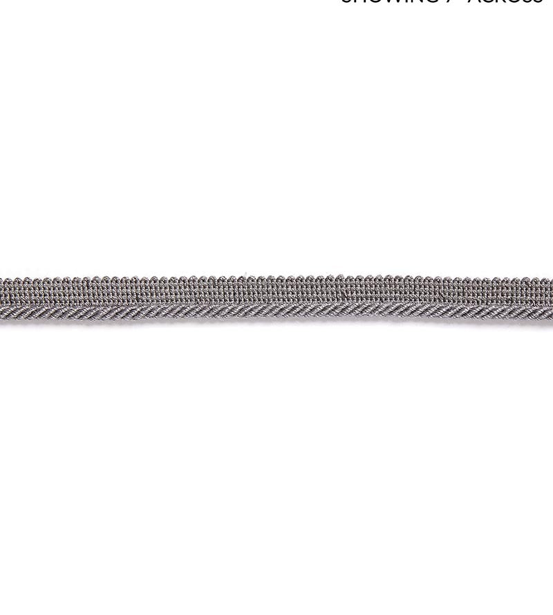 Scalamandre Millstone Twisted Cord Nickel Trim Sample SC 0011C304