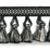 Scalamandre Plaza Tassel Fringe Castle Trim Sample SC 0011FT1505