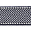 Scalamandre Montauk Herringbone Tape Indigo Trim Sample SC 0011T3285