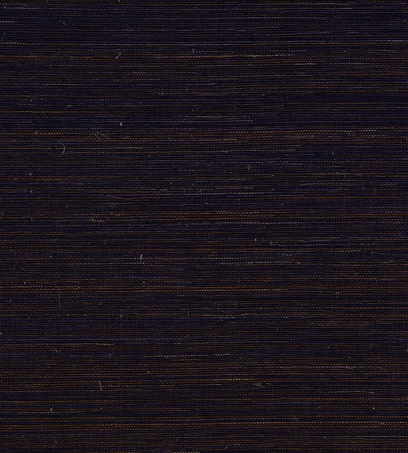 Scalamandre Shantung Grasscloth Lapis Wallpaper SC 0011WP88347