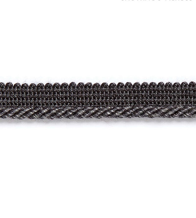 Scalamandre Millstone Twisted Cord Charcoal Trim SC 0012C304