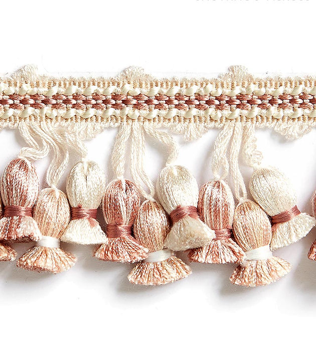 Scalamandre Newport Tassel Fringe Blush Trim SC 0014FT1103M