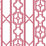 Scalamandre Joanna Fret Raspberry Wallpaper SC 0014WP88582D